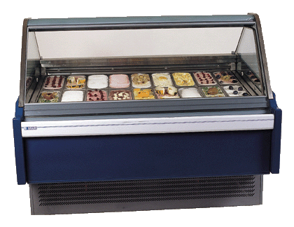 Ice cream show cases