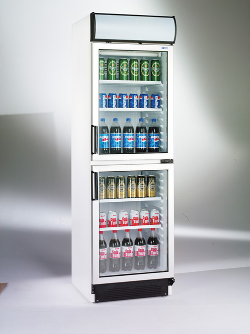 Upright bottle coolers